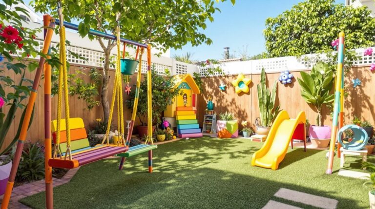 create a backyard playground