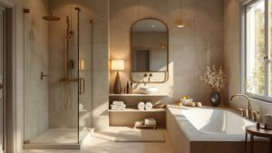 shower or tub