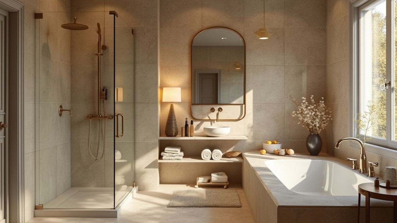 shower or tub