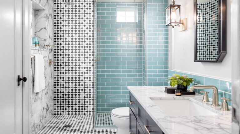 stylish bathroom tile inspirations